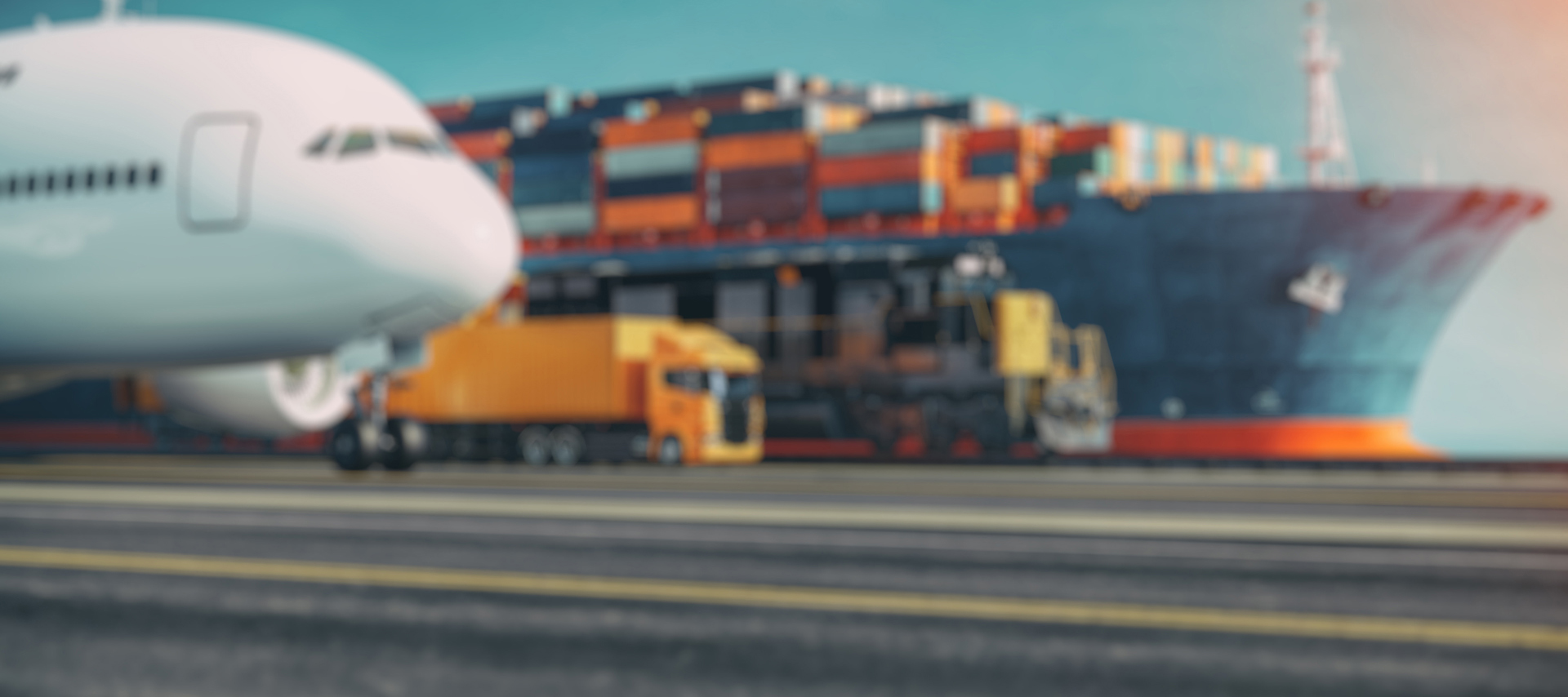 I-40 Tradeport homepage image - plane and ship